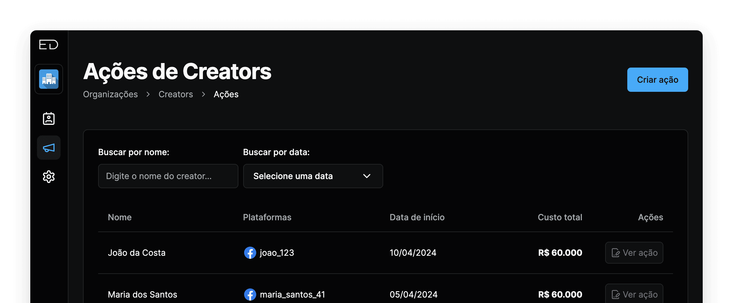 Screenshot do ED Studio